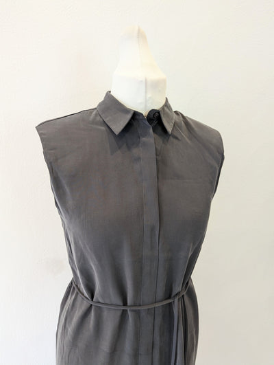 Ichi grey sleeveless dress 8/10