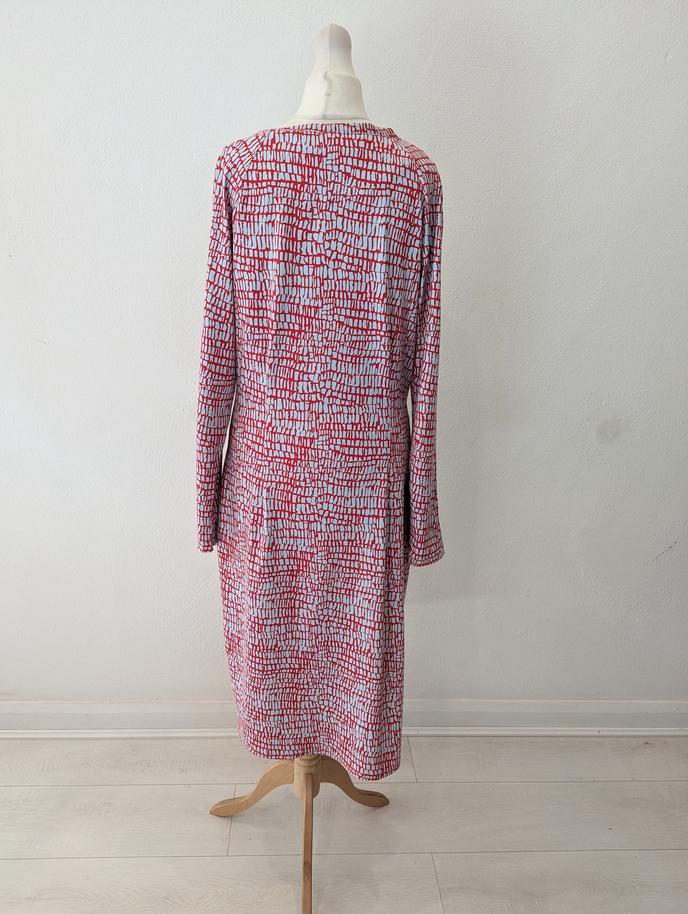 Lennon Courtney Red Print Dress 10