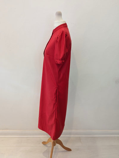 Jane Lushka Red Pleather Dress  S