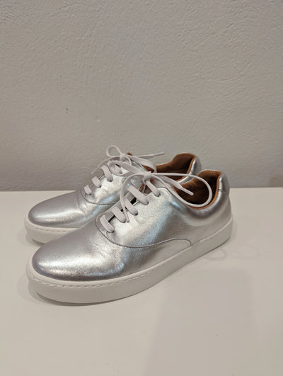 Russell & Bromley Silver trainers 37
