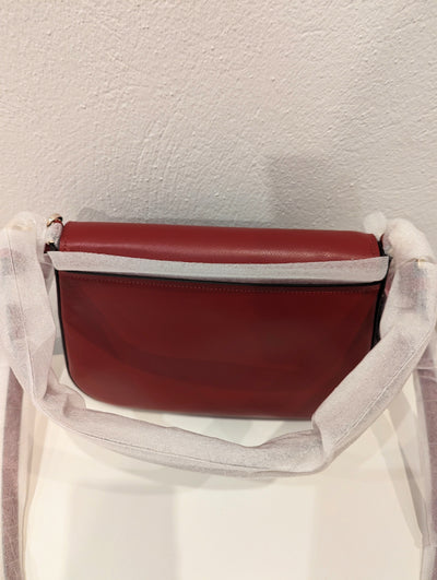 Kate Spade Bag Staci Leather Flap Red Curran RRP £450