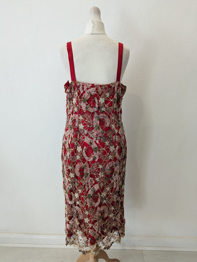 Toypes Red Lace Dress 10