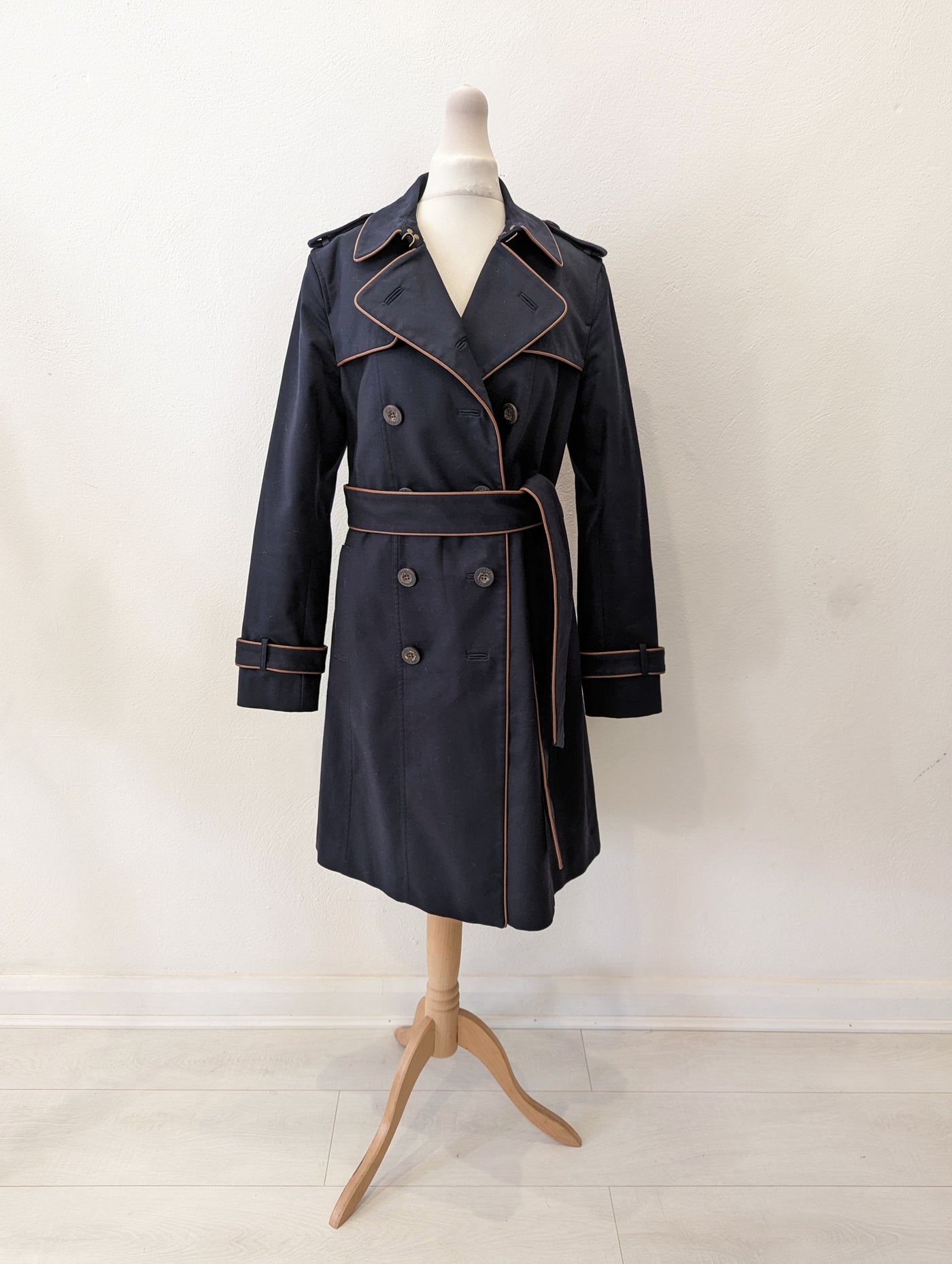 Hobbs Navy Trench Coat 10 – The Wardrobe