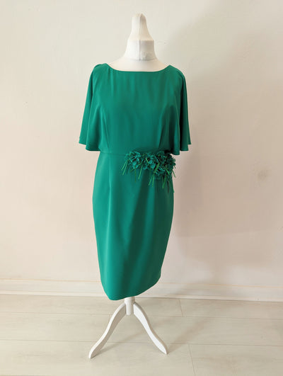 Cabotine Green Dress & Fascinator 44