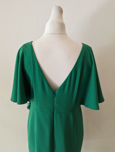 Cabotine Green Dress & Fascinator 44