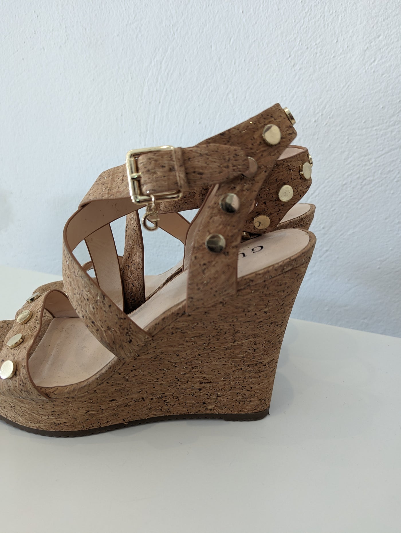 Guess Cork Wedge Size 6