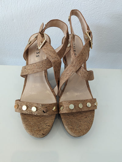Guess Cork Wedge Size 6