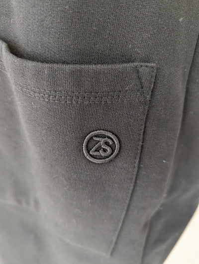Zoso Black Sleeveless Hoodie M