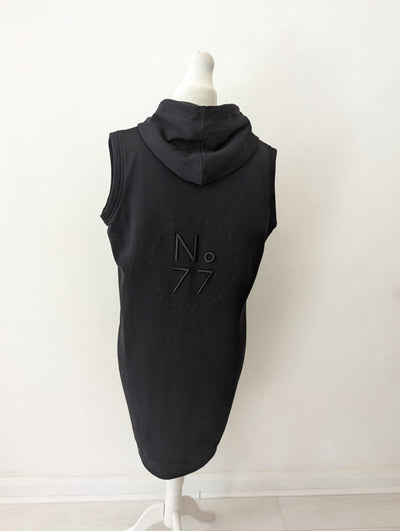 Zoso Black Sleeveless Hoodie M