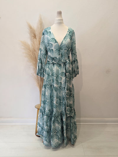 Anonyme Aqua Maxi Dress NWT 10 RRP £145