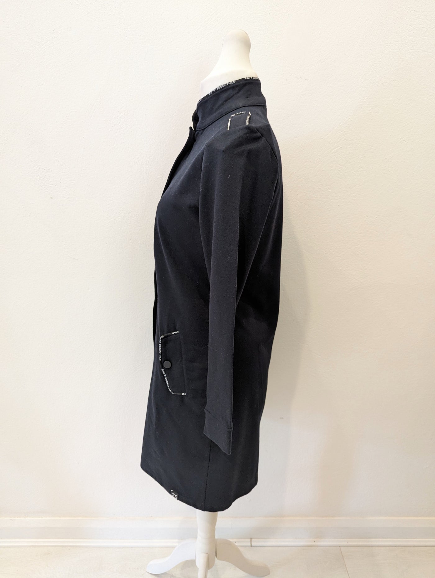 Zoso Black Jersey Jacket M NWT £65.95