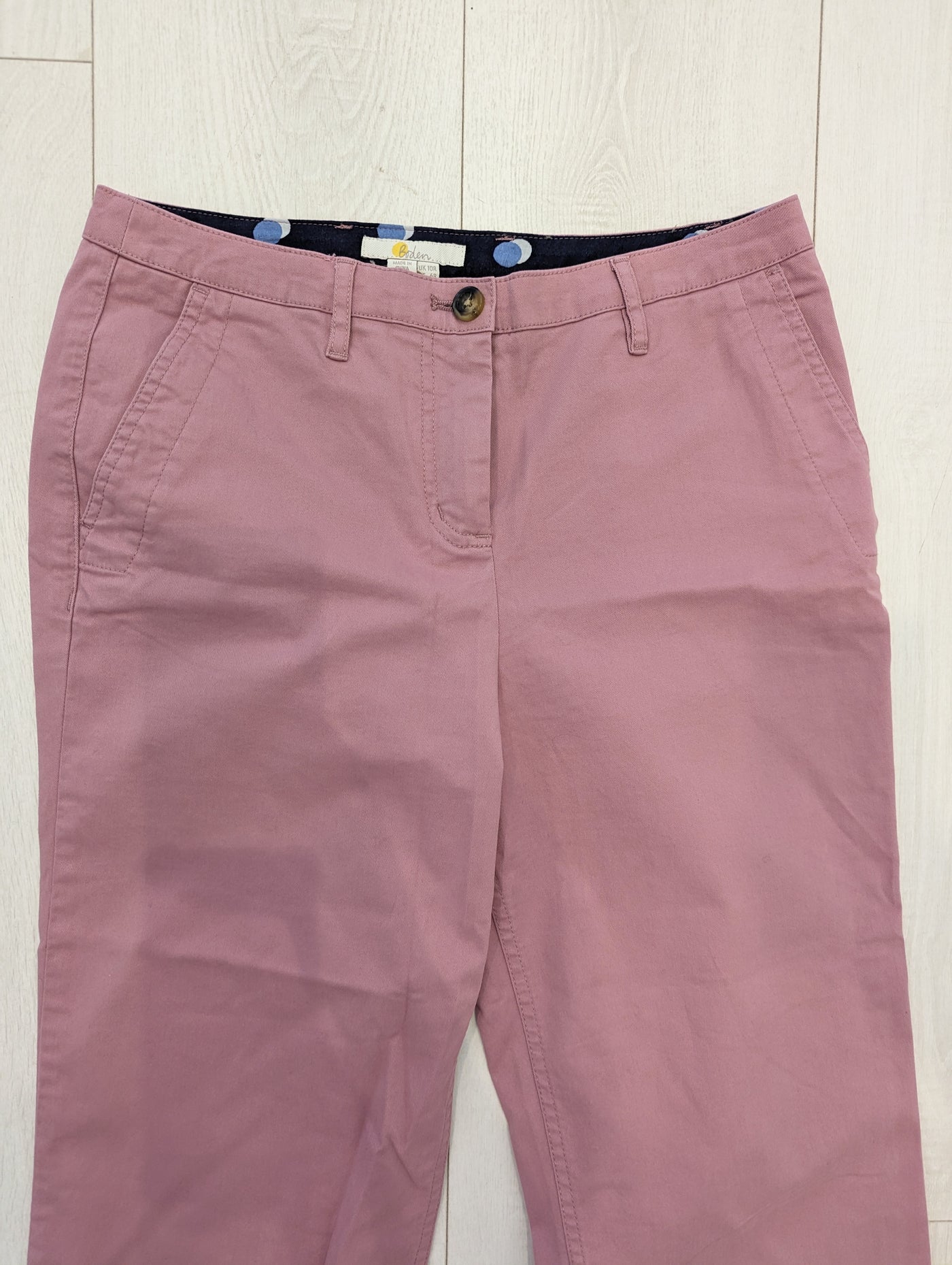 Pink Boden trousers 10R