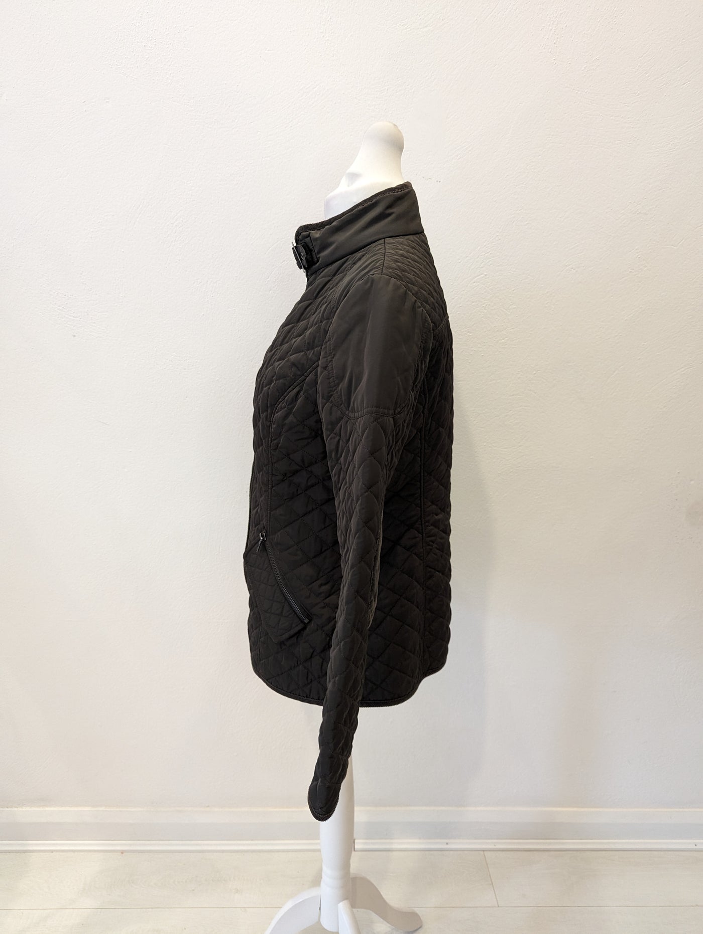 Next khaki qulited jacket size 16