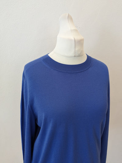 Cos blue wool jumper M