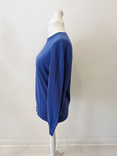 Cos blue wool jumper M