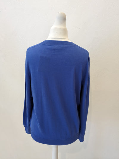 Cos blue wool jumper M