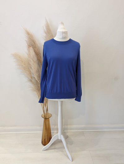 Cos blue wool jumper M