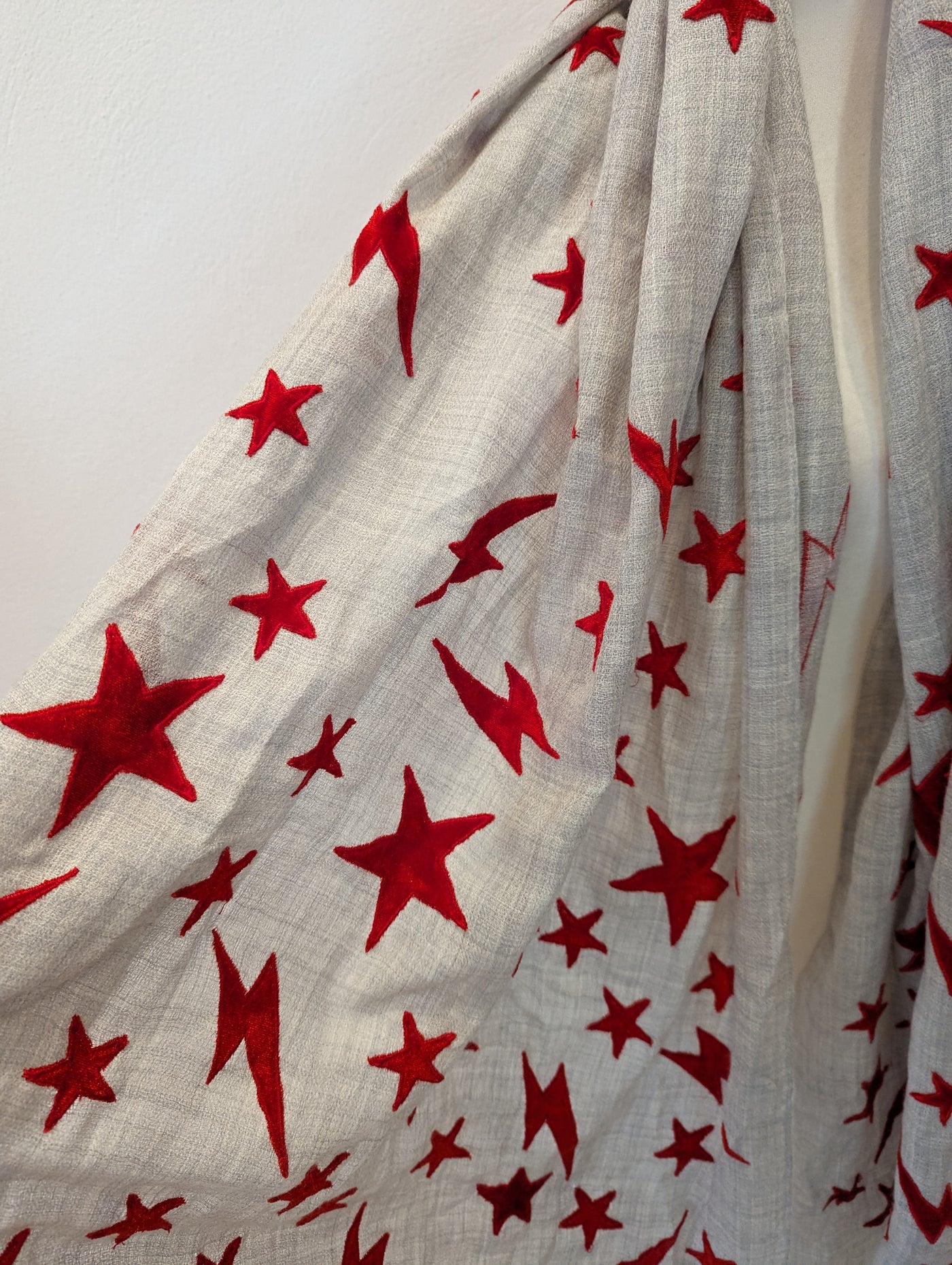 Lily and Lionel wool/ cashmere star scarf