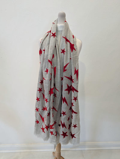 Lily and Lionel wool/ cashmere star scarf
