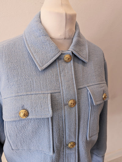 Zara Blue Jacket M NWT £55.99
