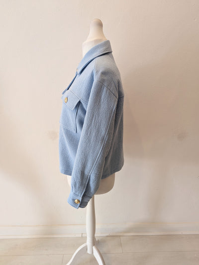 Zara Blue Jacket M NWT £55.99