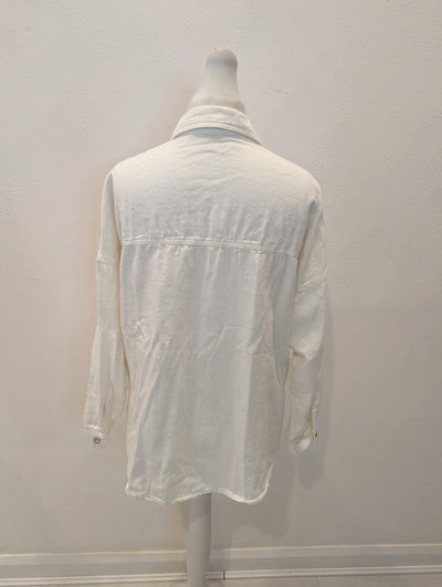 Bisou's Project White Gem Shirt S/M