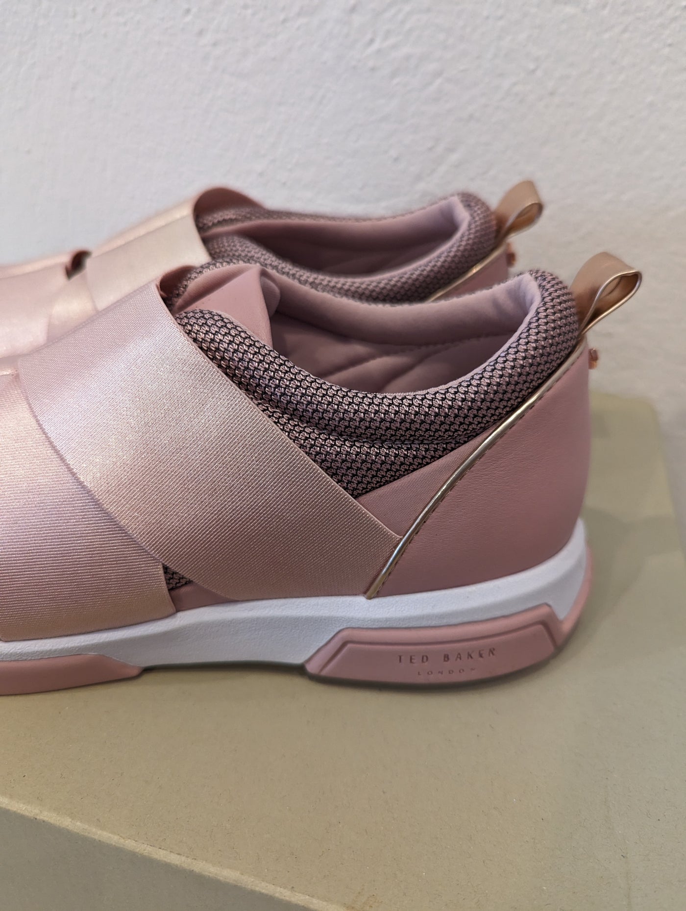 Ted Baker pink slip on trainers 5
