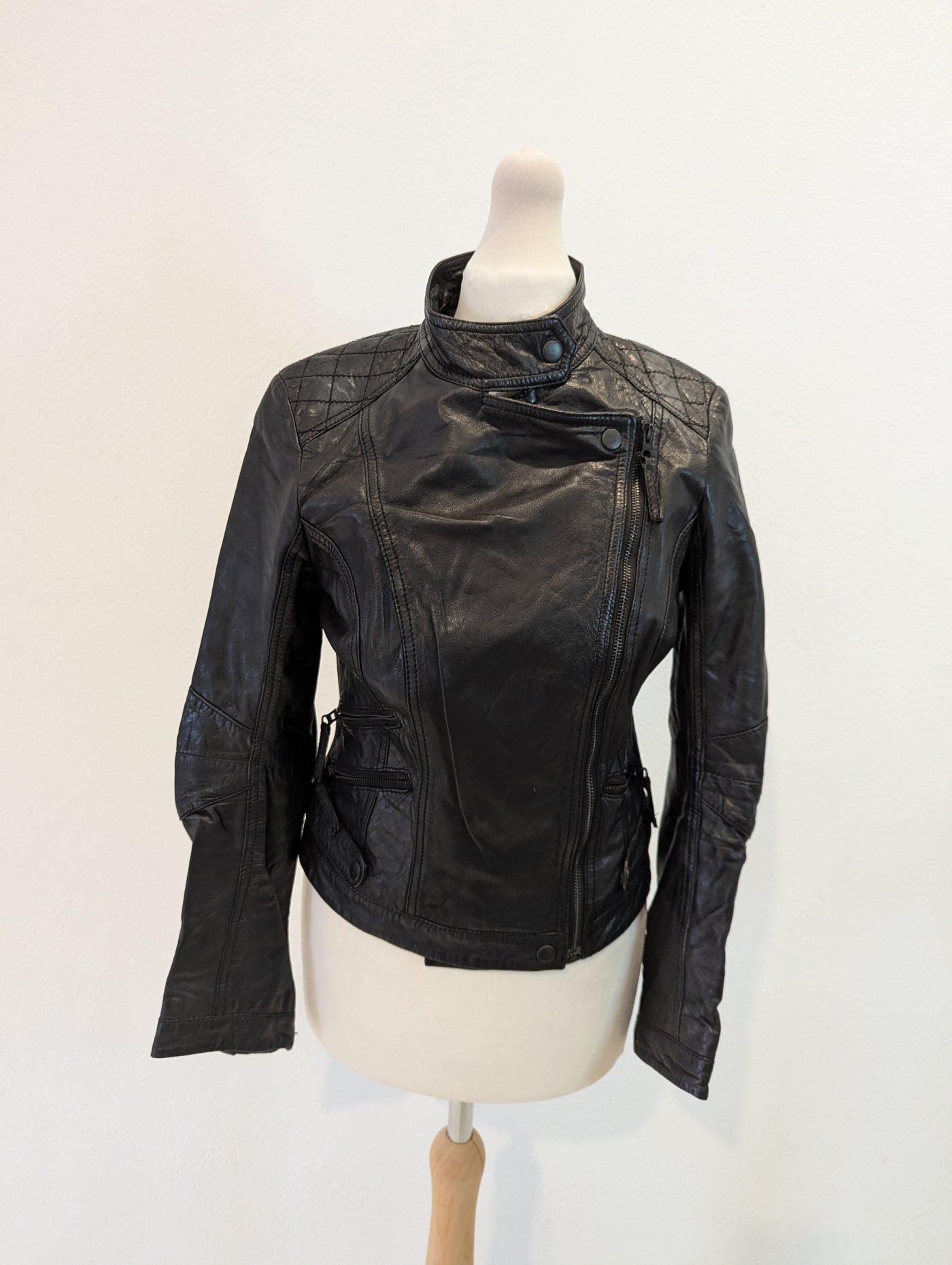 South Black Leather Jacket 6