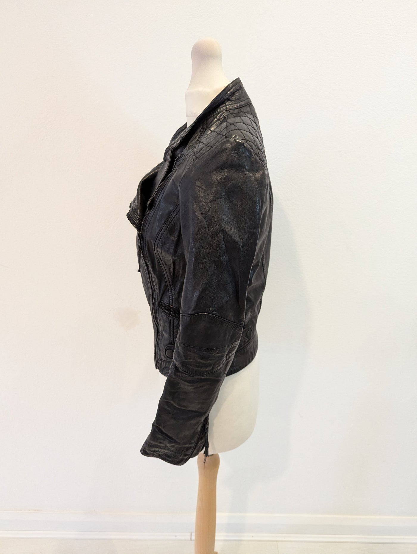 South Black Leather Jacket 6