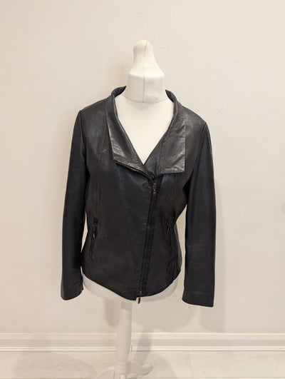 Evelin Brandt Leather Jacket 42