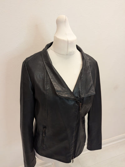 Evelin Brandt Leather Jacket 42