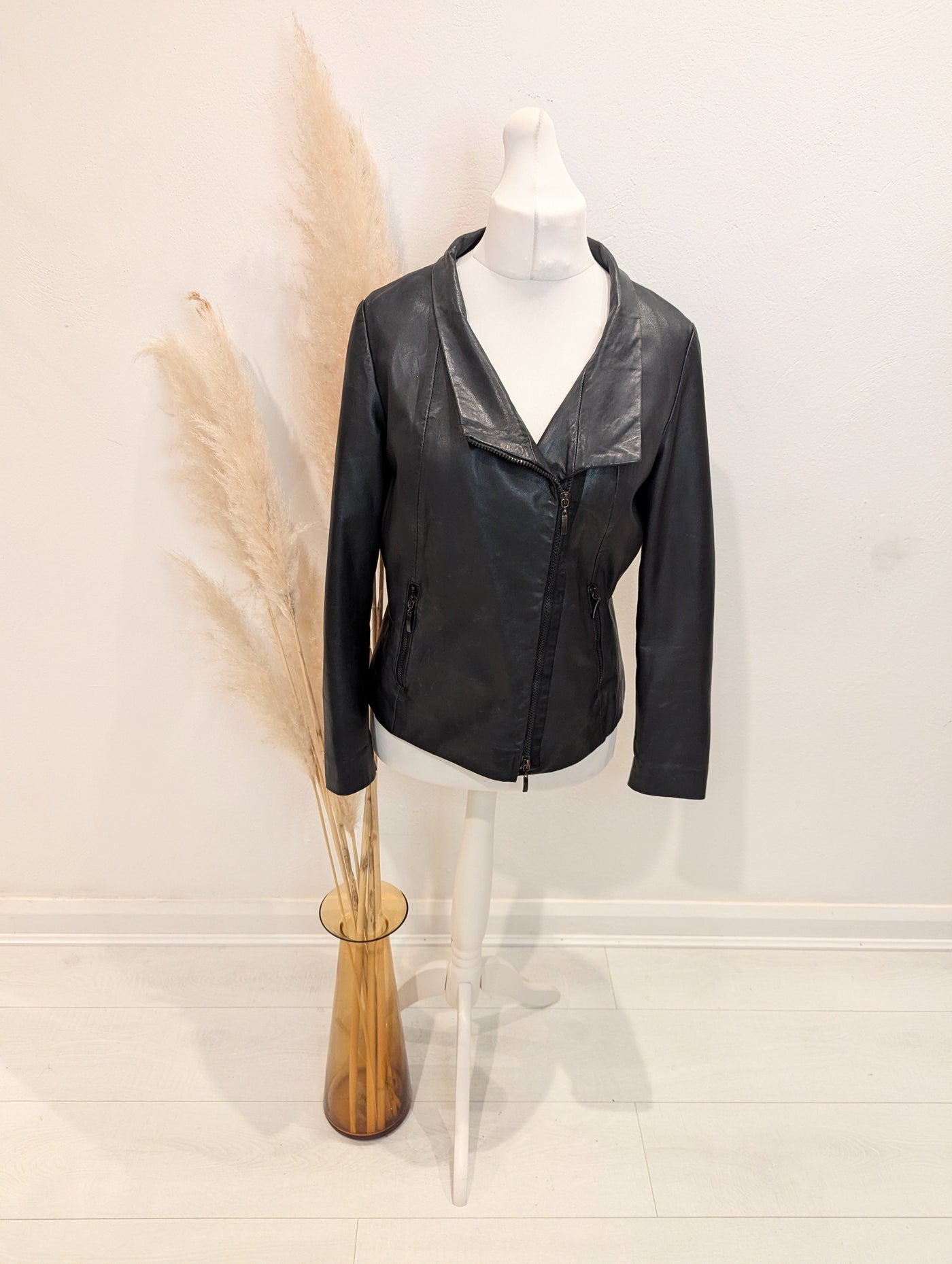 Evelin Brandt Leather Jacket 42