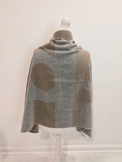 Boss Grey/Brown Wool Scarf RRP £120