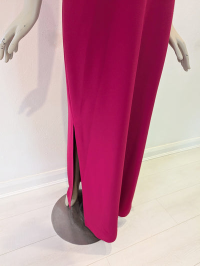 Fuchsia halterneck dress 12 RRP £300