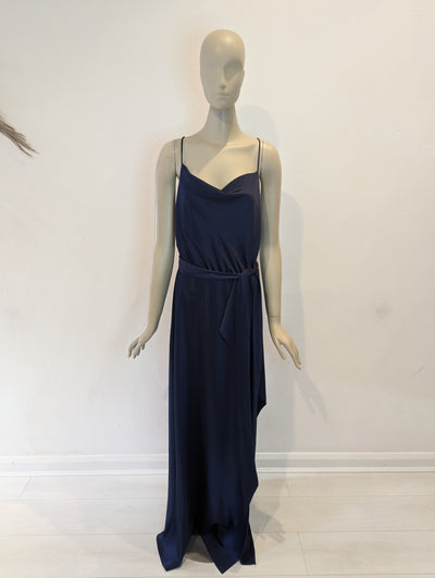 Navy waterfall dress 12