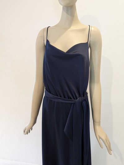 Navy waterfall dress 12