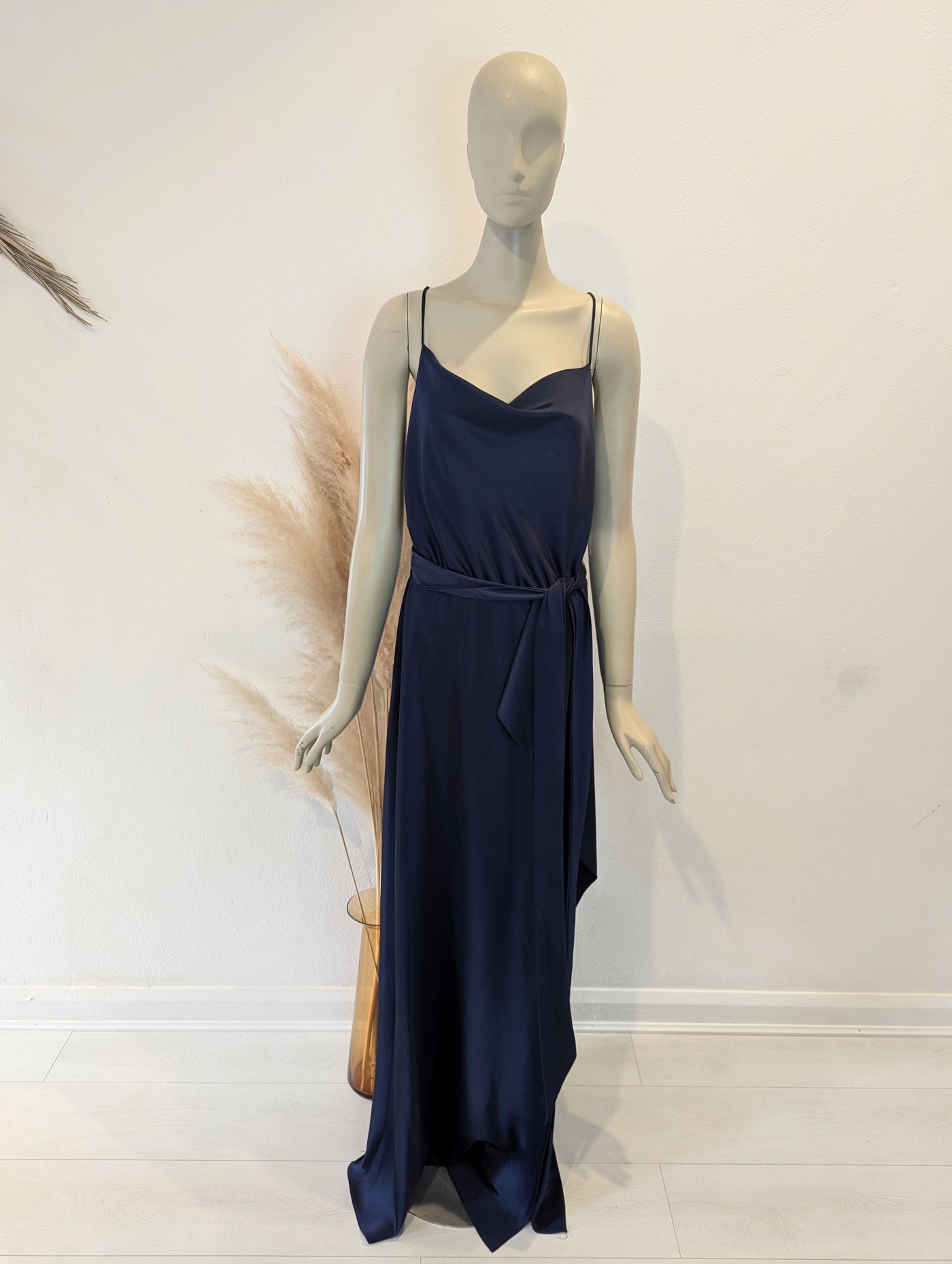 Navy waterfall dress 12