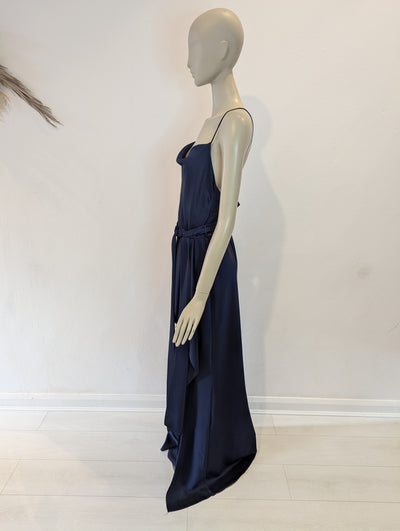 Navy waterfall dress 12