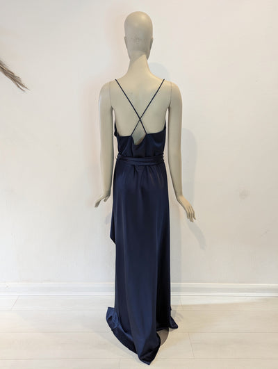 Navy waterfall dress 12