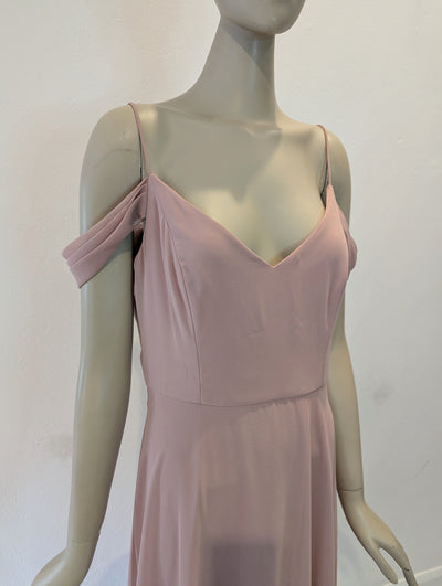 Blush draped arm dress 12 RRP £230