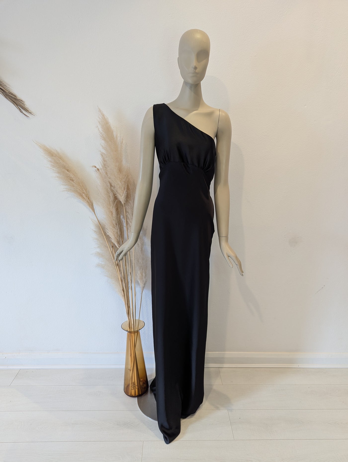 Dress Code black one shoulder dress 12 RRP £270