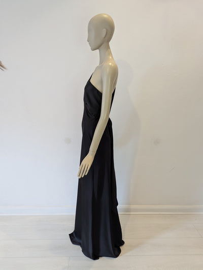 Dress Code black one shoulder dress 12 RRP £270