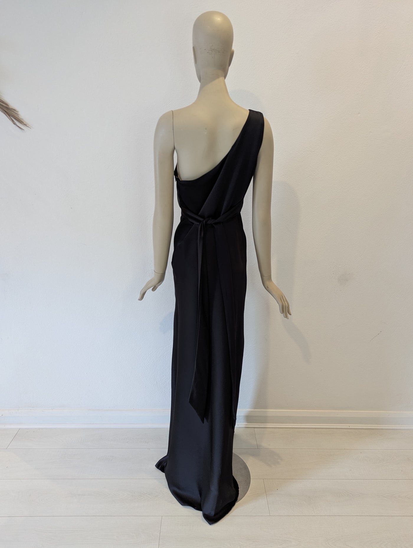 Dress Code black one shoulder dress 12 RRP £270