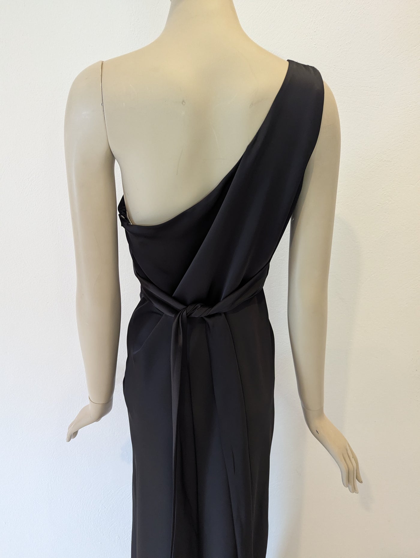 Dress Code black one shoulder dress 12 RRP £270