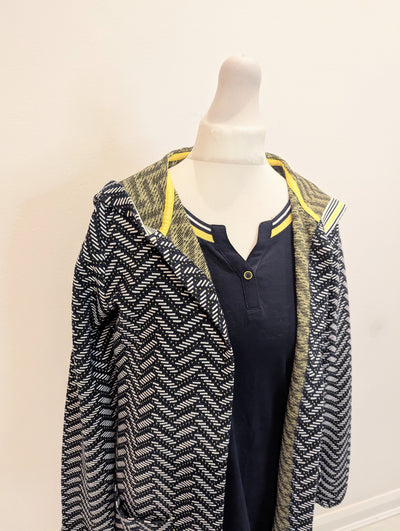 Cecil Navy 2 piece Cardigan & Top XS