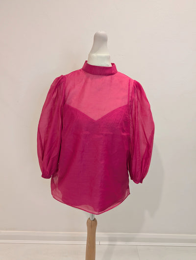 Ted Baker Sheer Pink Top 1