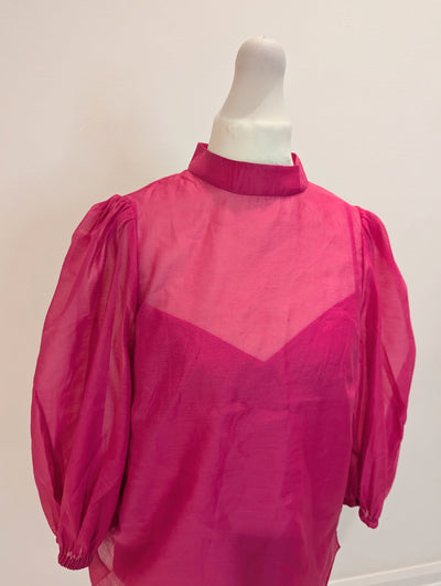 Ted Baker Sheer Pink Top 1