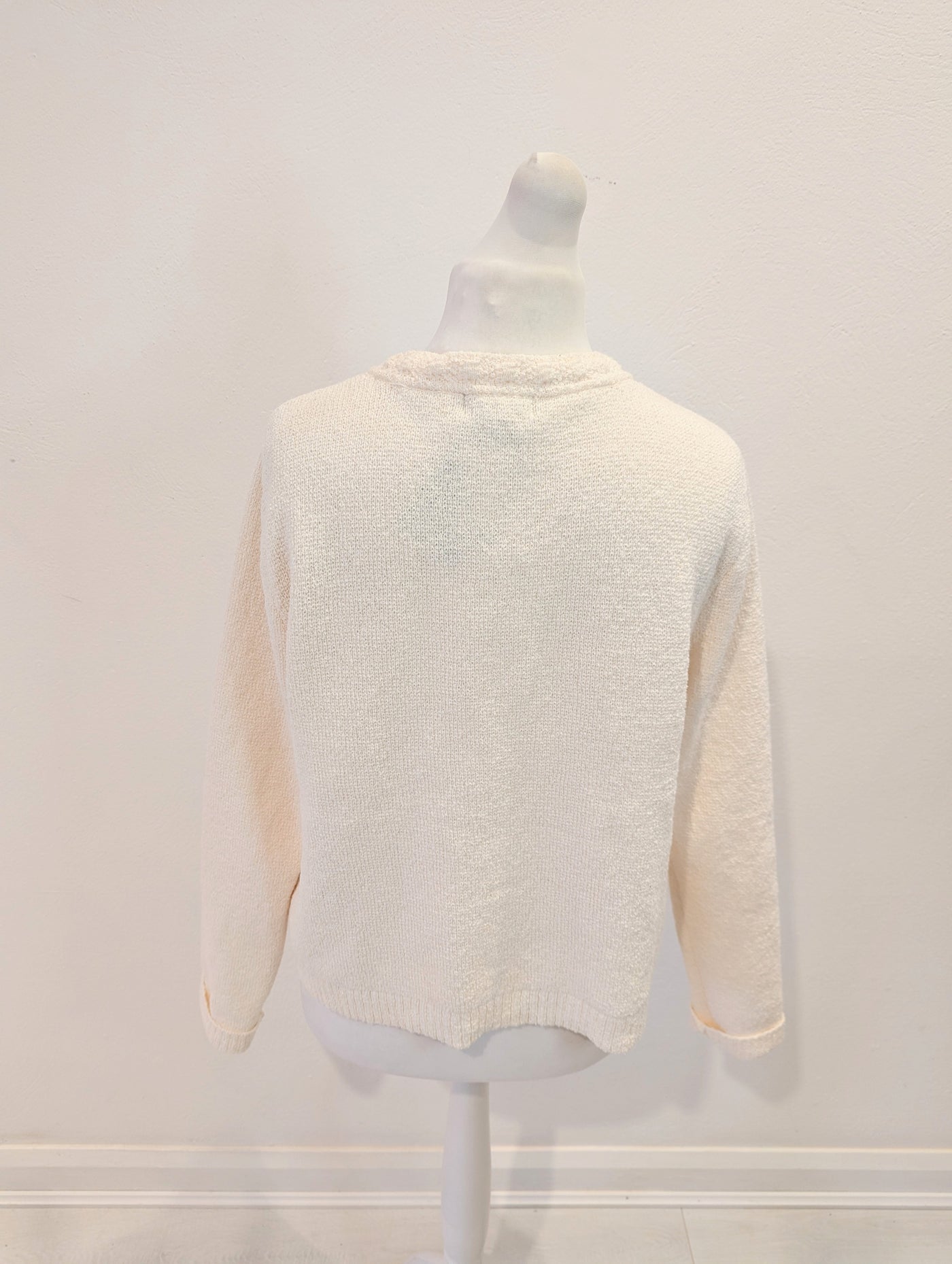 H&M Cream Cardigan L NWT RRP £44.99