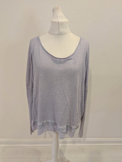 Mint Velvet Grey Sheer Jumper 16