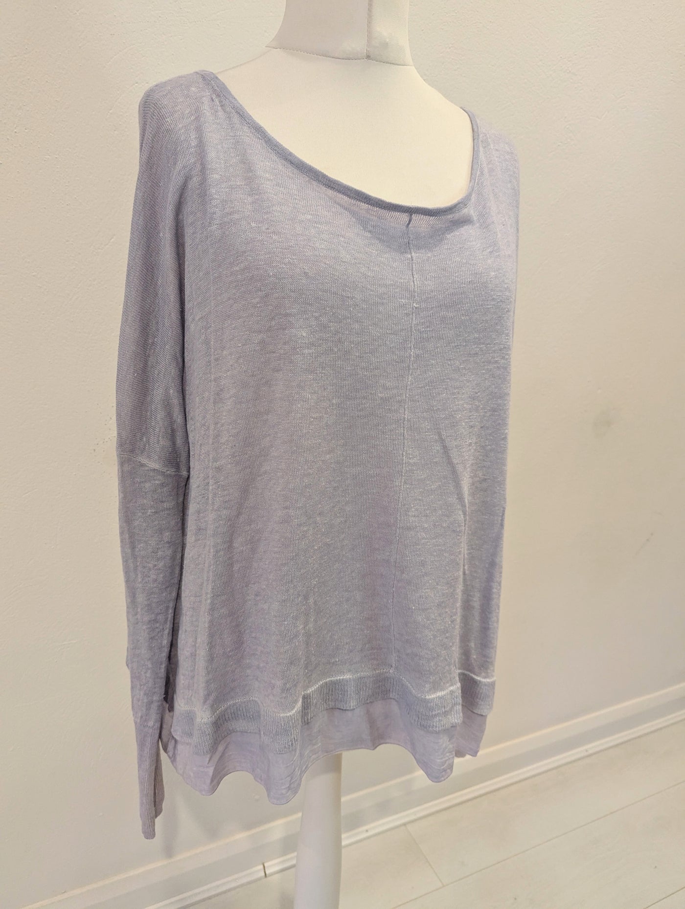 Mint Velvet Grey Sheer Jumper 16